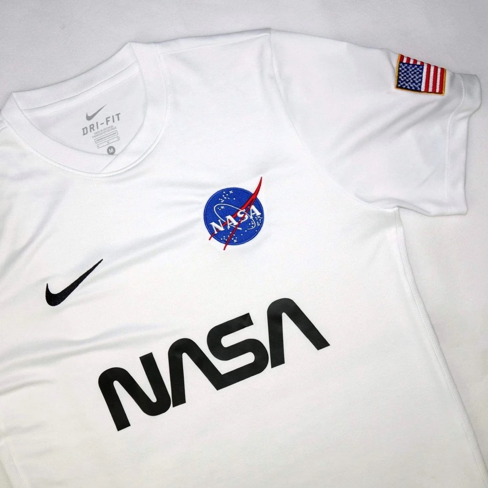 Nike White NASA Dri-FIT Jersey